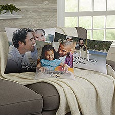 Photo & Message For Him Personalized Throw Pillows  - 34199