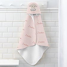 Precious Moments Lamb Personalized Baby Hooded Towel - 34225