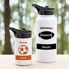 14 Sports Personalized Double-Wall Vacuum Insulated Water Bottle  - 34265