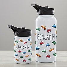 Cars Personalized Double-Wall Vacuum Insulated Water Bottle  - 34267