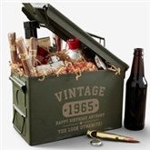 Vintage Birthday Personalized Ammo Box - 34307