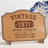 Vintage Birthday Personalized Wood Postcards - 34335