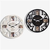 Together They Built Personalized Picture Frame Wall Clock - 34375