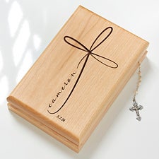 Holy Name Personalized First Communion Valet Box - 34411