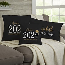 Classic Graduation Personalized Throw Pillows - 34424