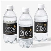 Classic Graduation Personalized Water Bottle Labels  - 34428