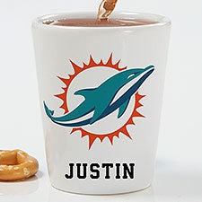 NFL Miami Dolphins Personalized Shot Glass  - 34460