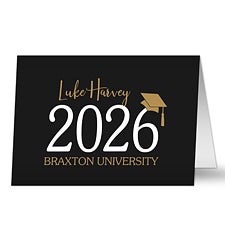 Classic Graduation Personalized Graduation Greeting Card - 34466
