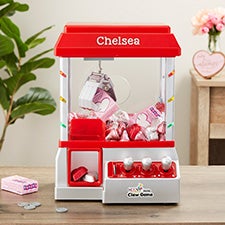 Personalized Valentine's Day Mini Claw Machine  - 34506