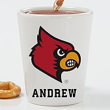 NCAA Louisville Cardinals Personalized Shot Glass  - 34510