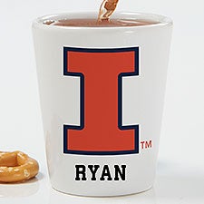 NCAA Illinois Fighting Illini Personalized Shot Glass  - 34511