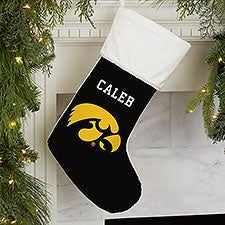NCAA Iowa Hawkeyes Personalized Christmas Stocking  - 34564