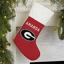 NCAA Georgia Bulldogs Personalized Christmas Stocking  - 34566