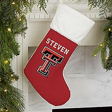 NCAA Texas Tech Red Raiders Personalized Christmas Stocking  - 34572