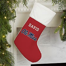 NCAA Ole Miss Rebels Personalized Christmas Stocking  - 34586