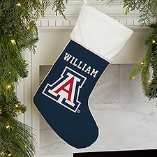 NCAA Arizona Wildcats Personalized Christmas Stocking - 34606