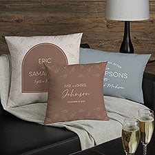Natural Love Personalized Wedding Throw Pillows - 34646