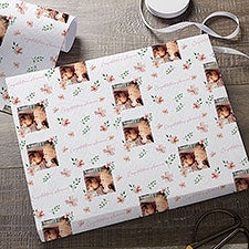 A Mothers Blooming Love Personalized Photo Wrapping Paper  - 34671