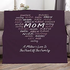 Grateful Heart Personalized Blankets - 34679