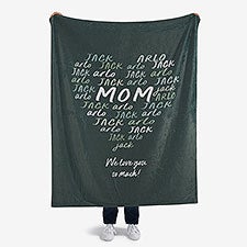 Grateful Heart Personalized Blankets - 34679