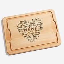 Grateful Heart Personalized Maple Wood Cutting Boards - 34683