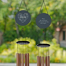 Grateful Heart Personalized Wind Chimes  - 34685