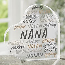 Grateful Heart Personalized Acrylic Keepsake  - 34689