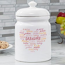 Grateful Heart Personalized Cookie Jar - 34699