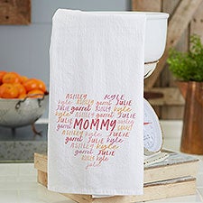 Grateful Heart Personalized Flour Sack Towel  - 34704