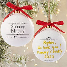 Babys 1st Christmas Quotaball Ornament - 34726