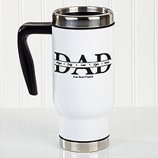 Our Dad Personalized Commuter Travel Mug  - 34735