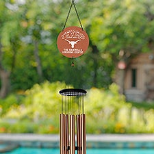 NCAA Texas Longhorns Personalized Wind Chimes  - 34796