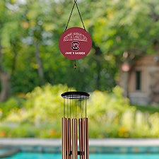 NCAA South Carolina Gamecocks Personalized Wind Chimes  - 34799