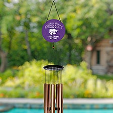 NCAA Kansas State Wildcats Personalized Wind Chimes  - 34818