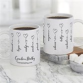 Connected By Love Personalized Coffee Mugs - 34854