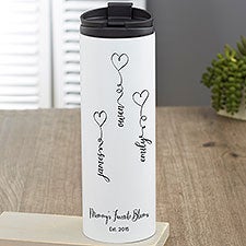 Connected By Love Personalized 16 oz. Travel Tumbler  - 34856