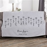 Garden Of Love Personalized Blankets - 34866