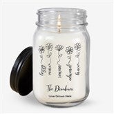 Garden Of Love Personalized Candle Jars - 34869