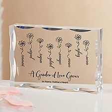 Garden Of Love Personalized Printed Keepsake Gift - 34877