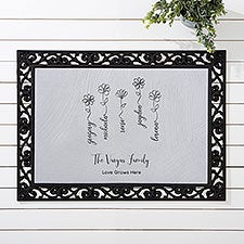 Garden Of Love Personalized Doormats - 34878