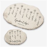 Garden Of Love Personalized Round Garden Stones - 34881