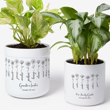 Garden Of Love Personalized Outdoor Flower Pot - 34884