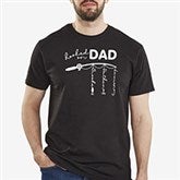 Hooked On Dad Personalized Mens Shirts  - 34924
