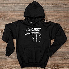 Hooked On Dad Personalized Adult Sweatshirts - 34925