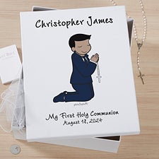 philoSophies Communion Boy Personalized Keepsake Memory Box  - 35058
