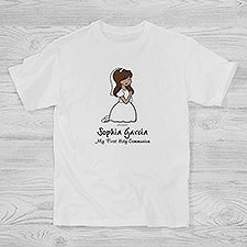 Communion Girl philoSophies® Personalized Kids T-Shirt  - 35064