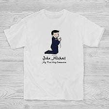 Communion Boy philoSophies Personalized Kids Shirt  - 35065