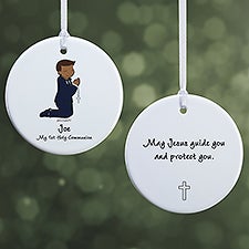 Communion Boy philoSophies Personalized Ornaments - 35067