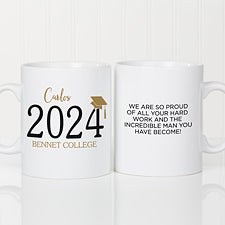 Classic Graduation Personalized 30 oz Oversized Coffee Mug  - 35101