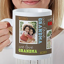 Loving You Photo Personalized 30 oz Oversized Coffee Mug - 35142
